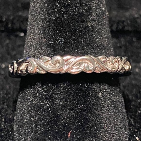 Stacker Ring Size 7.5 SAI Jewelry Sterling Silver Stamped 925 - Picture 1 of 8